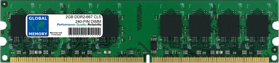 2GB DDR2 667MHz PC2-5300 240-PIN DIMM MEMORY RAM FOR FUJITSU-SIEMENS DESKTOPS